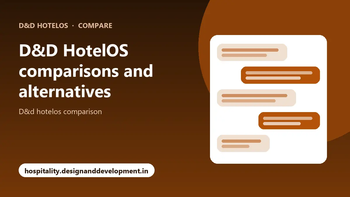 D&D HotelOS comparisons and alternatives