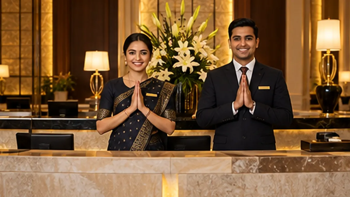 Hotel reservation desk workflow from HotelOS